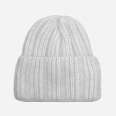 Акция на Дитяча зимова шапка-біні в'язана для дівчинки Anmerino Індіана 9051 56 Біла (А_001426) от Rozetka