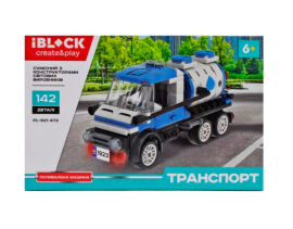 Акція на Конструктор IBLOCK Міський транспорт блакитний (PL-921-472/1) від Будинок іграшок