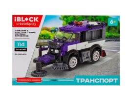 Акція на Конструктор IBLOCK Міський транспорт фіолетовий (PL-921-472/3) від Будинок іграшок