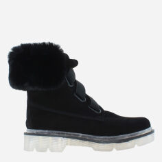 Акция на Жіночі зимові черевики високі Dalis Rd608-11 40 25 см Чорні от Rozetka