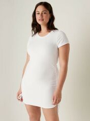 Акція на Сукня-футболка міні літня жіноча Victoria's Secret 578761416 XS Біла від Rozetka