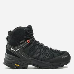 Акція на Жіночі черевики високі з Gore-Tex Salewa Ws Alp Trainer 2 Mid Gtx 61383/0971 38 (5UK) 24 см Black/Black від Rozetka