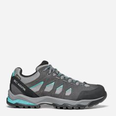 Акція на Жіночі кросівки для туризму з Gore-Tex Scarpa Moraine Gtx Wmn 63084-202 37 (4UK) 23 см Midgray-Storm Gray-Lagoon Green від Rozetka