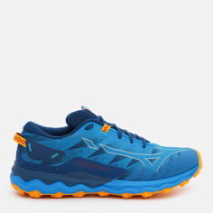 Акция на Чоловічі кросівки для бігу Mizuno Wave Daichi 7 J1GJ227131 44.5 (10UK) 29 см Синій/Темно-синій/Оранжевий от Rozetka