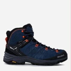 Акція на Чоловічі черевики високі з Gore-Tex Salewa Ms Alp Trainer 2 Mid Gtx 61382/8675 43 (9UK) 28 см Dark Denim/Fluo Orange від Rozetka