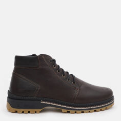 Акція на Чоловічі зимові черевики Prime Shoes 630 Brown Leather 16-630-30318 40 26.5 Коричневі від Rozetka