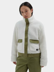 Акция на Куртка демісезонна коротка жіноча Vans VN00075FFS81 M Бежева от Rozetka