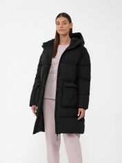 Акція на Пуховик зимовий довгий жіночий 4F Down Jacket F236 4FAW23TDJAF236-20S L Чорний від Rozetka