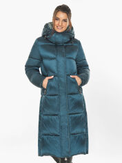 Акция на Куртка зимова довга жіноча Braggart 53570 50 (L) Атлантика от Rozetka