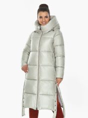 Акция на Куртка зимова довга жіноча Braggart 53875 52 (XL) Платина от Rozetka