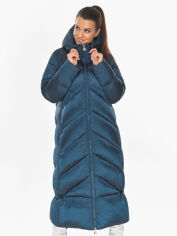 Акция на Куртка зимова довга жіноча Braggart 58968 50 (L) Атлантика от Rozetka