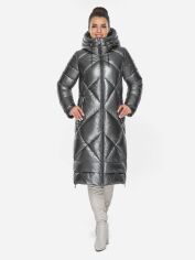 Акция на Куртка зимова довга жіноча Braggart 51675 XS (44) Темний пірит от Rozetka
