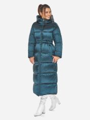 Акция на Куртка зимова довга жіноча Braggart 53140 L (50) Атлантика от Rozetka