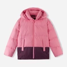 Акція на Дитяча зимова термо куртка для дівчинки Reima Teisko 5100104A-4370 128 см від Rozetka