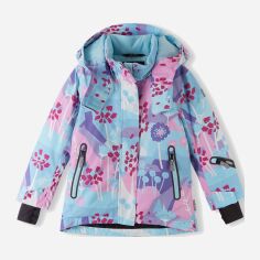 Акція на Дитяча зимова термо лижна куртка для дівчинки Reima Kiiruna 5100084B-7091 92 см від Rozetka