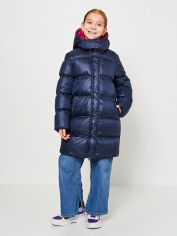 Акция на Дитяче зимове пальто для дівчинки Nui Very Милинда Г0000026491 116 см Синє от Rozetka