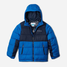 Акція на Підліткова зимова куртка для хлопчика Columbia Pike Lake™ II Hooded Jacket 2050351-432 182-188 см (XS) Індіго від Rozetka