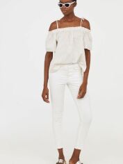 Акція на Джинси Skinny жіночі H&M 0615959_7 36 Білі (СА2000001993774) від Rozetka