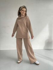 Акція на Костюм на флісі жіночий Merlini Марсала 100000201 L-XL Бежевий від Rozetka