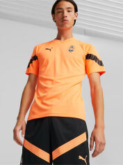 Акция на Футболка Puma Fcsd Training Jersey 76723805 S Neon Citrus-Puma Black от Rozetka