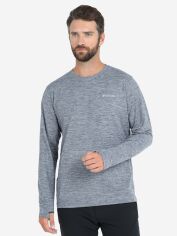 Акція на Спортивний лонгслів чоловічий Columbia Tech Trail Long Sleeve Crew II 1907001-464 S Синій від Rozetka