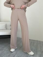 Акция на Спортивні штани жіночі Merlini Тропея 600000123 3XL-5XL Бежеві от Rozetka