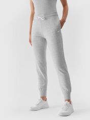 Акція на Спортивні штани жіночі 4F Trousers Cas F474 4FAW23TTROF474-27M S Сірі від Rozetka