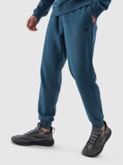 Акція на Спортивні штани чоловічі 4F Trousers Cas M451 4FAW23TTROM451-32S L Сині від Rozetka