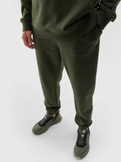 Акция на Спортивні штани чоловічі 4F Trousers Cas M517 4FAW23TTROM517-43S M Зелені от Rozetka