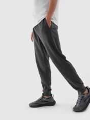 Акція на Спортивні штани чоловічі 4F Trousers Cas M451 4FAW23TTROM451-23M XL Сірі від Rozetka