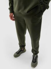 Акция на Спортивні штани чоловічі 4F Trousers Cas M517 4FAW23TTROM517-43S 2XL Зелені от Rozetka