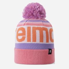 Акція на Дитяча зимова шапка-біні з помпоном для дівчинки Reima Taasko 5300058A-4371 52/54 см від Rozetka