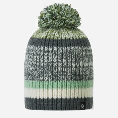 Акция на Дитяча зимова шапка-біні з помпоном для хлопчика Reima Talvelle 5300228A-8511 48/50 см от Rozetka