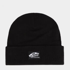 Акция на Шапка чоловіча Vans Skate Classics Beanie VN0A7TNBBLK1 One size Чорна от Rozetka