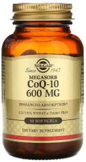 Акция на Solgar CoQ-10 600 mg Солгар Коэнзим CoQ10 30 гелевых капсул от Stylus
