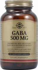 Акція на Solgar Gaba 500 mg 100 Veg caps Гамма-аминомасляная кислота від Stylus