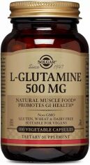 Акція на Solgar L-Glutamine 500 mg Солгар L- глютамин 100 капсул від Stylus