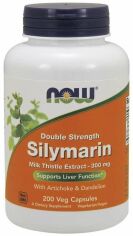 Акція на Now Foods Silymarin Milk Thistle 300 mg 200 Vcaps Сильмарин (расторопша) экстракт від Stylus