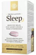 Акция на Solgar Triple Action Sleep Формула для сна 60 таблеток от Stylus