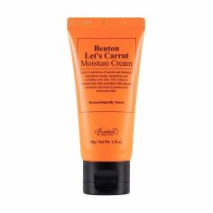 Акція на Зволожувальний крем для обличчя Benton Let's Carrot Moisture Cream з олією моркви, 50 г від Eva