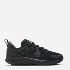 Акция на Дитячі кросівки для хлопчика Nike Star Runner 4 Nn (Ps) DX7614-002 33 Black/Black-Black-Anthracite от Rozetka