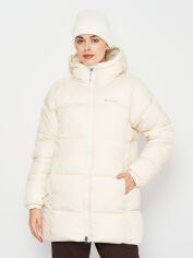 Акція на Куртка зимова жіноча Columbia Puffect Mid Hooded Jacket 1864791-191 S Молочна від Rozetka