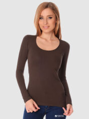 Акція на Лонгслів довгий жіночий Jadea 4056 L/XL Коричневий від Rozetka