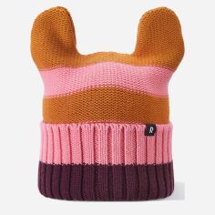 Акция на Дитяча зимова шапка-біні з вушками для дівчинки Reima Koholla 5300213A-4371 48/50 см от Rozetka