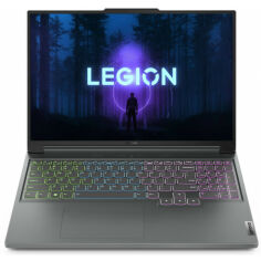 Акція на Ноутбук ігровий Lenovo Legion Slim 5 16IRH8 (82YA00E6RA) Storm Grey від Comfy UA