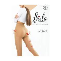 Акція на Колготки жіночі Siela Active з шортиками, 20 DEN, Daino, розмір 3 від Eva