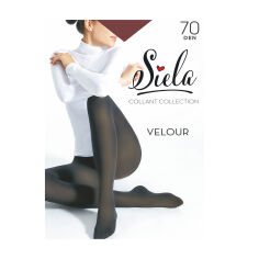 Акція на Колготки жіночі Siela Velour, 70 DEN, Caffe, розмір 2 від Eva