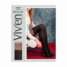 Акция на Колготки жіночі Viv’en petty Trendy 60 DEN, чорні, розмір 4 от Eva