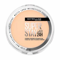 Акція на Стійка компактна тональна крем-пудра для обличчя Maybelline New York SuperStay 24H Hybrid Powder-Foundation, 10, 9 г від Eva