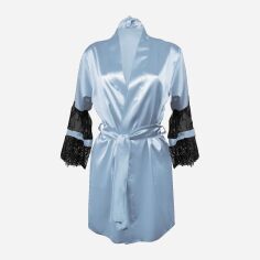 Акція на Халат DKaren Housecoat Beatrice XL Light Blue від Rozetka